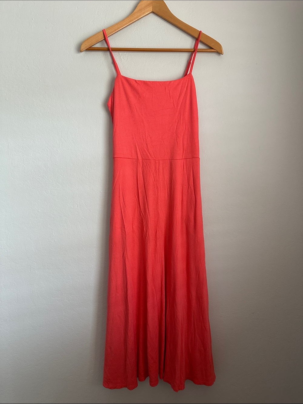 Gap Elegant Coral Maxi Dress